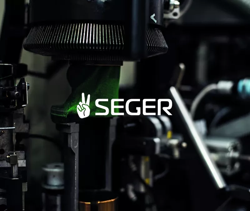 Seger Logo auf Maschinenbild