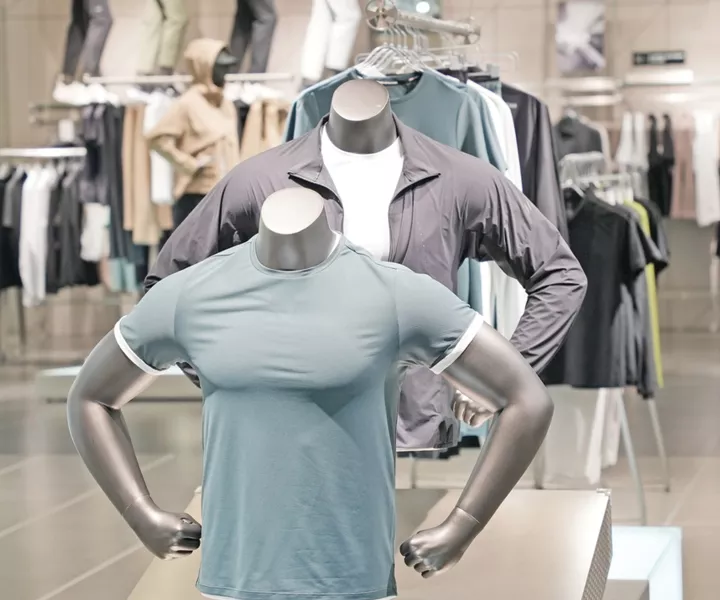 Colourful Clothing on mannequin